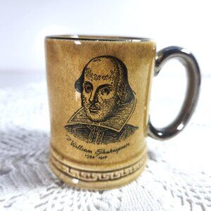 Mini Stein William Shakespeare Souvenir Tankard England Brittania